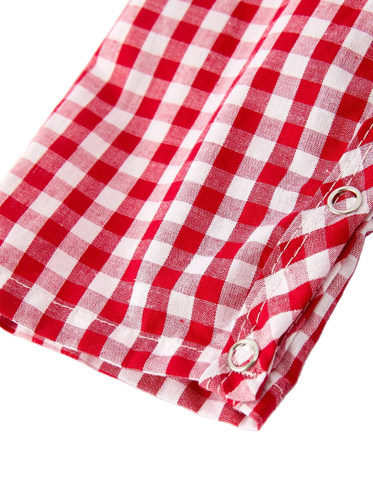 Holly Jolly Gingham Romper