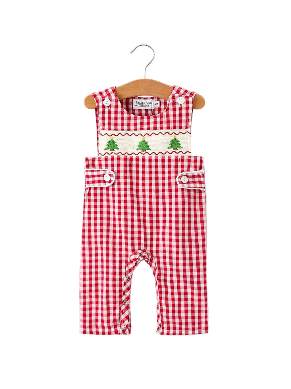 Holly Jolly Gingham Romper
