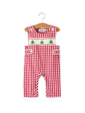 Holly Jolly Gingham Romper