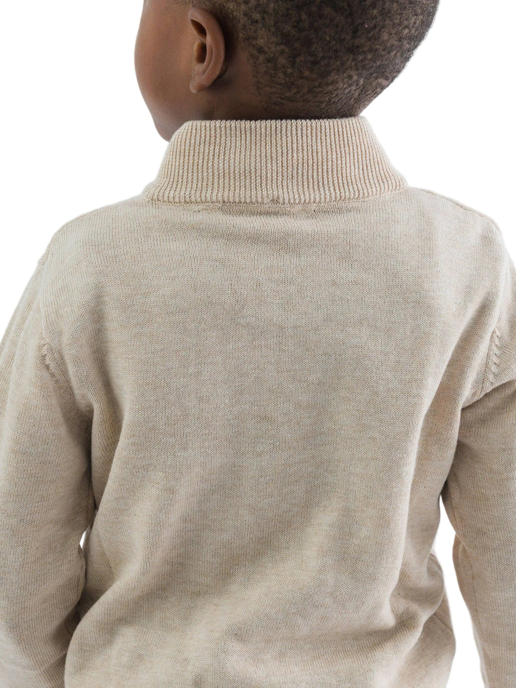 Joyful Gentleman Quarter-Zip ~ Oatmeal