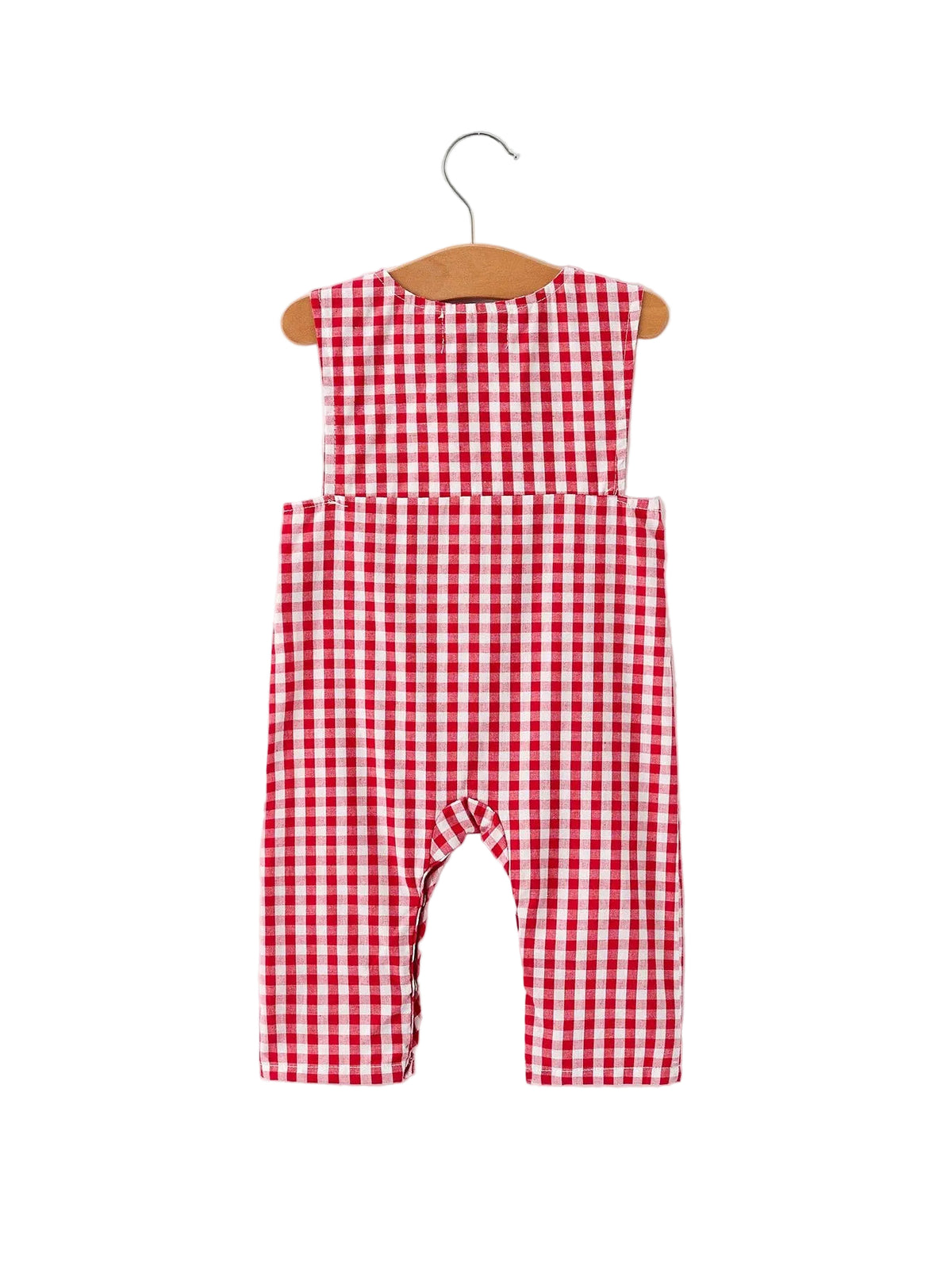 Holly Jolly Gingham Romper