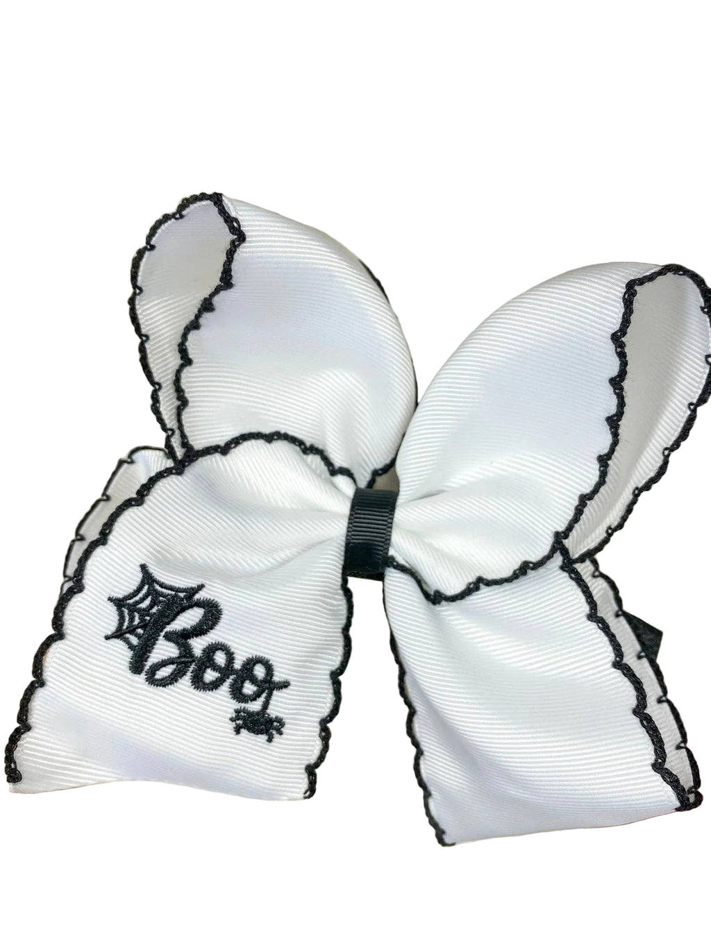 Boo Halloween Hair Bow