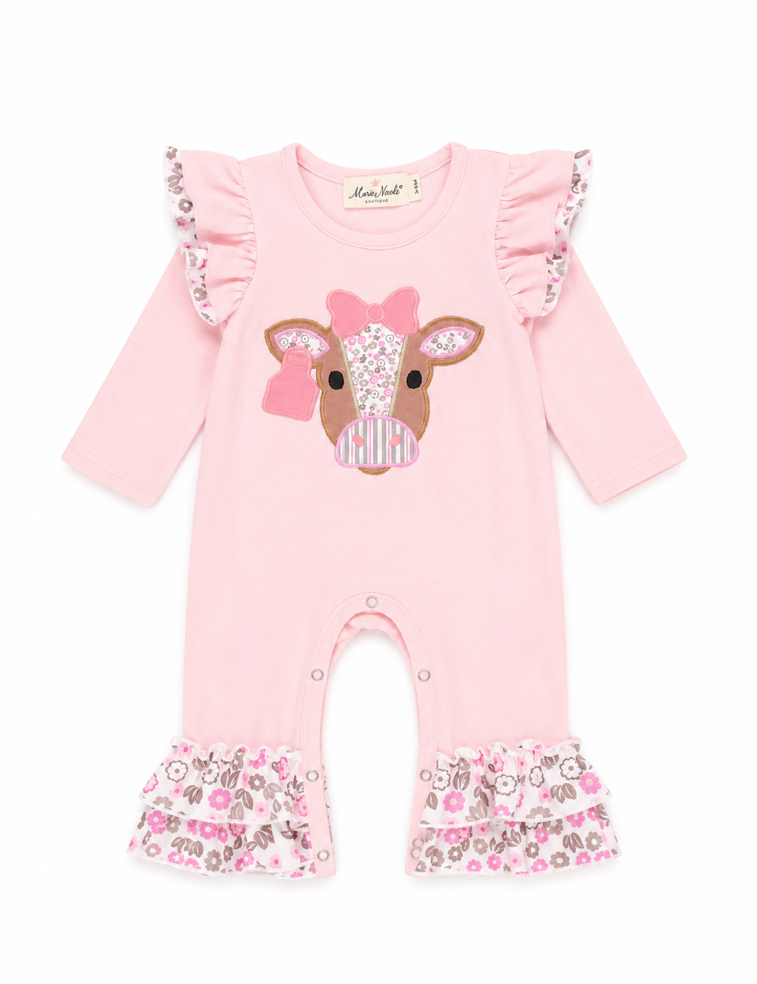 Pink Prairie Calf Romper