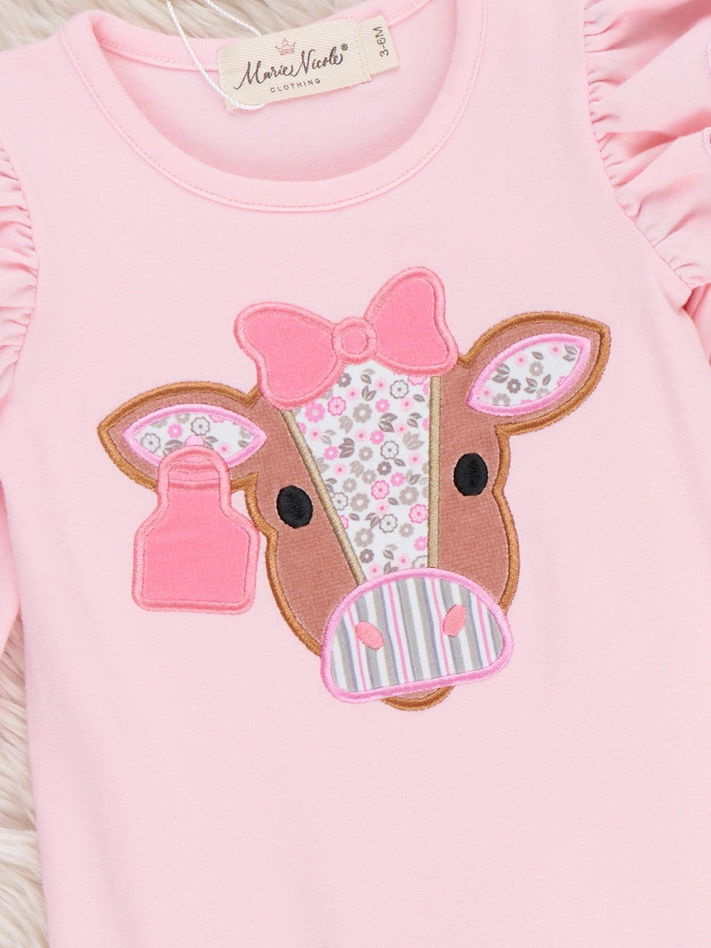 Pink Prairie Calf Romper