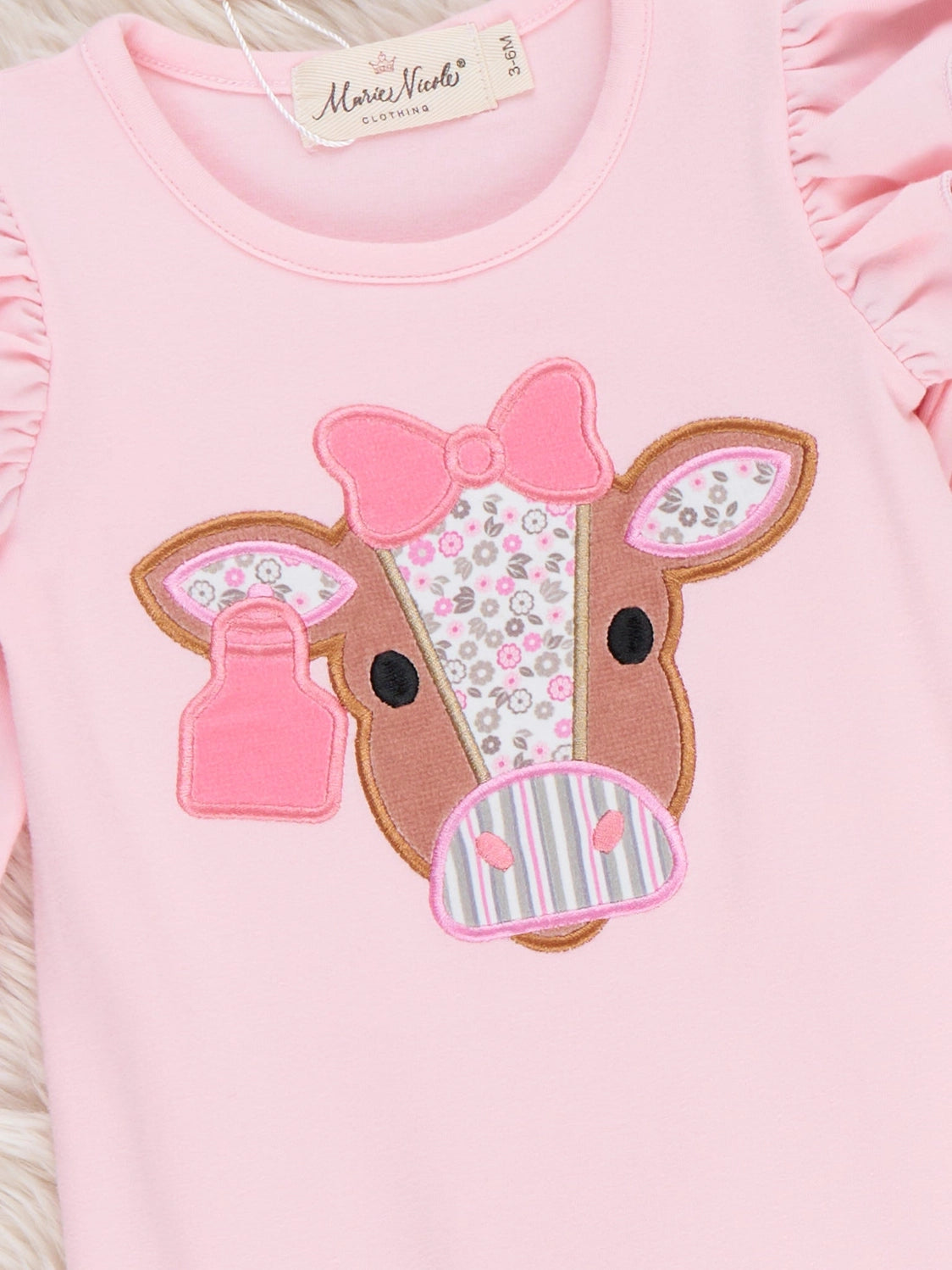 Pink Prairie Calf Romper