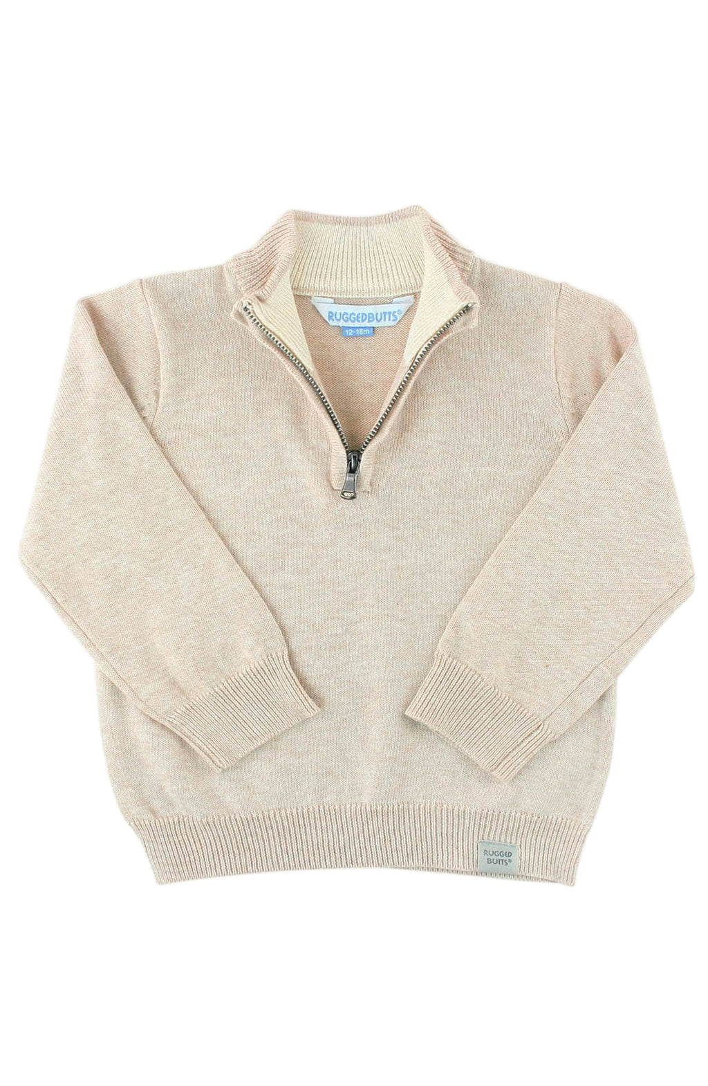 Joyful Gentleman Quarter-Zip ~ Oatmeal