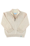 Joyful Gentleman Quarter-Zip ~ Oatmeal