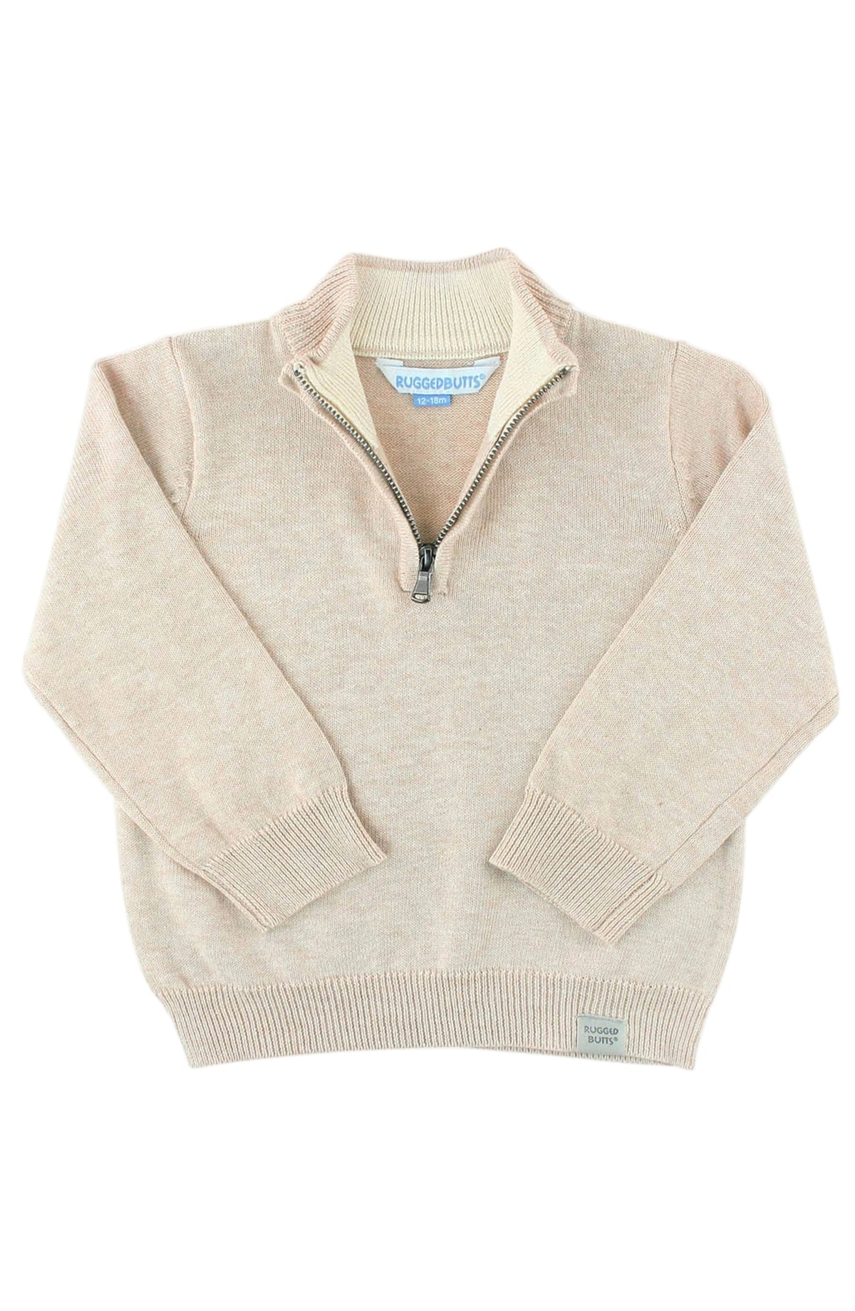 Joyful Gentleman Quarter-Zip ~ Oatmeal