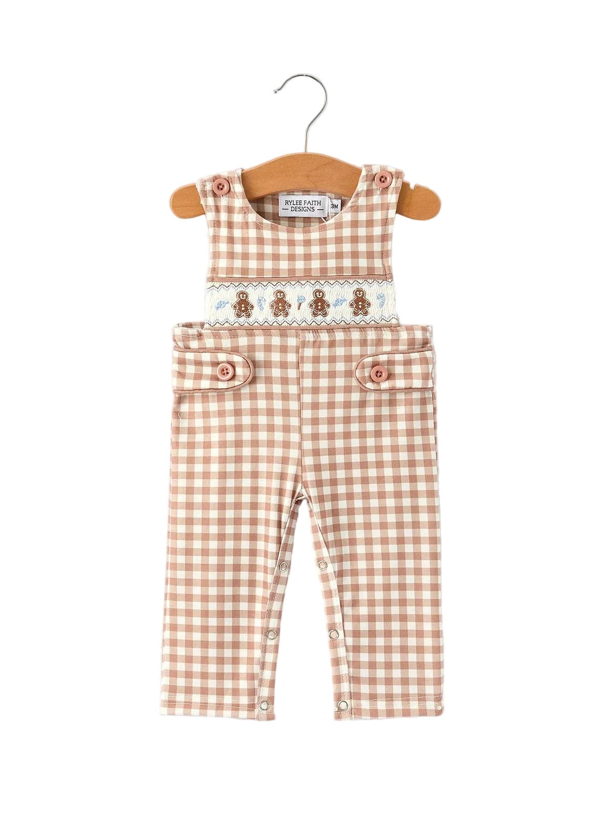 Gingerbread Gentleman Romper