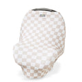 Taupe Checkered Multi-Use Cover