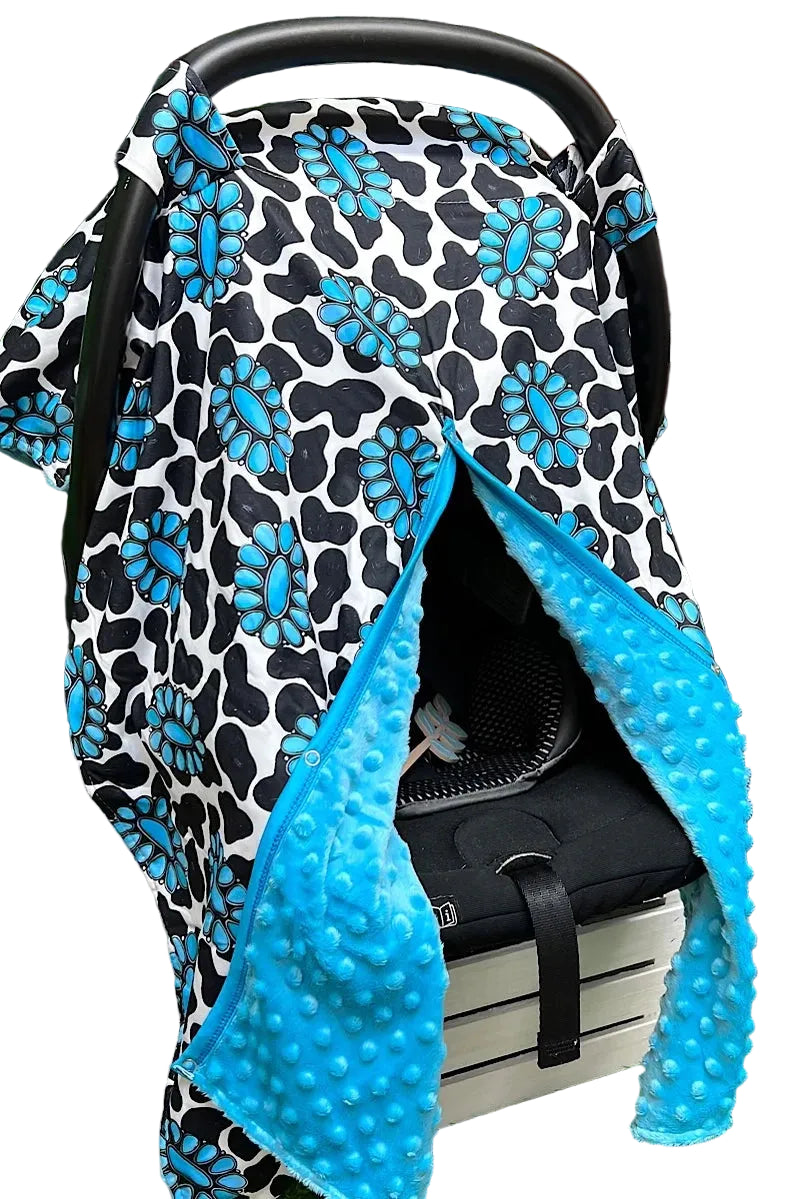 Concho & Cow Car Seat Cover