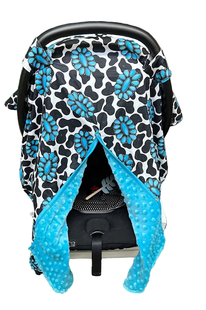 Concho & Cow Car Seat Cover